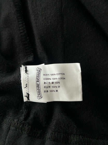 Chrome Hearts Black & White Dagger Logo Women's Sweatpants