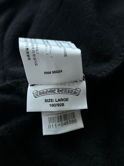 Chrome Hearts Black & White Dagger Logo Women's Sweatpants