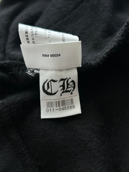 Chrome Hearts Black & White Dagger Logo Women's Sweatpants