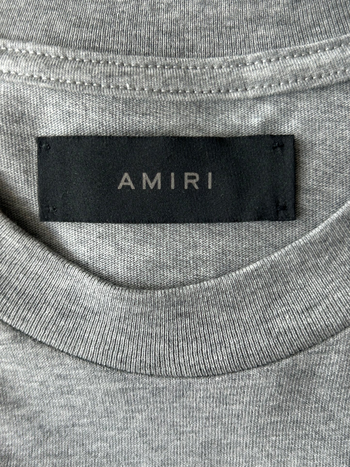 Amiri Grey & White Bones T-Shirt