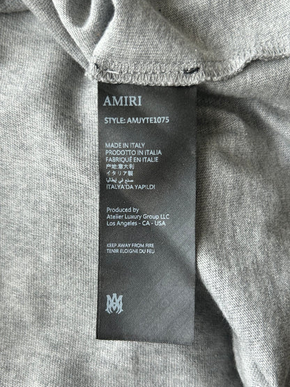 Amiri Grey & White Bones T-Shirt