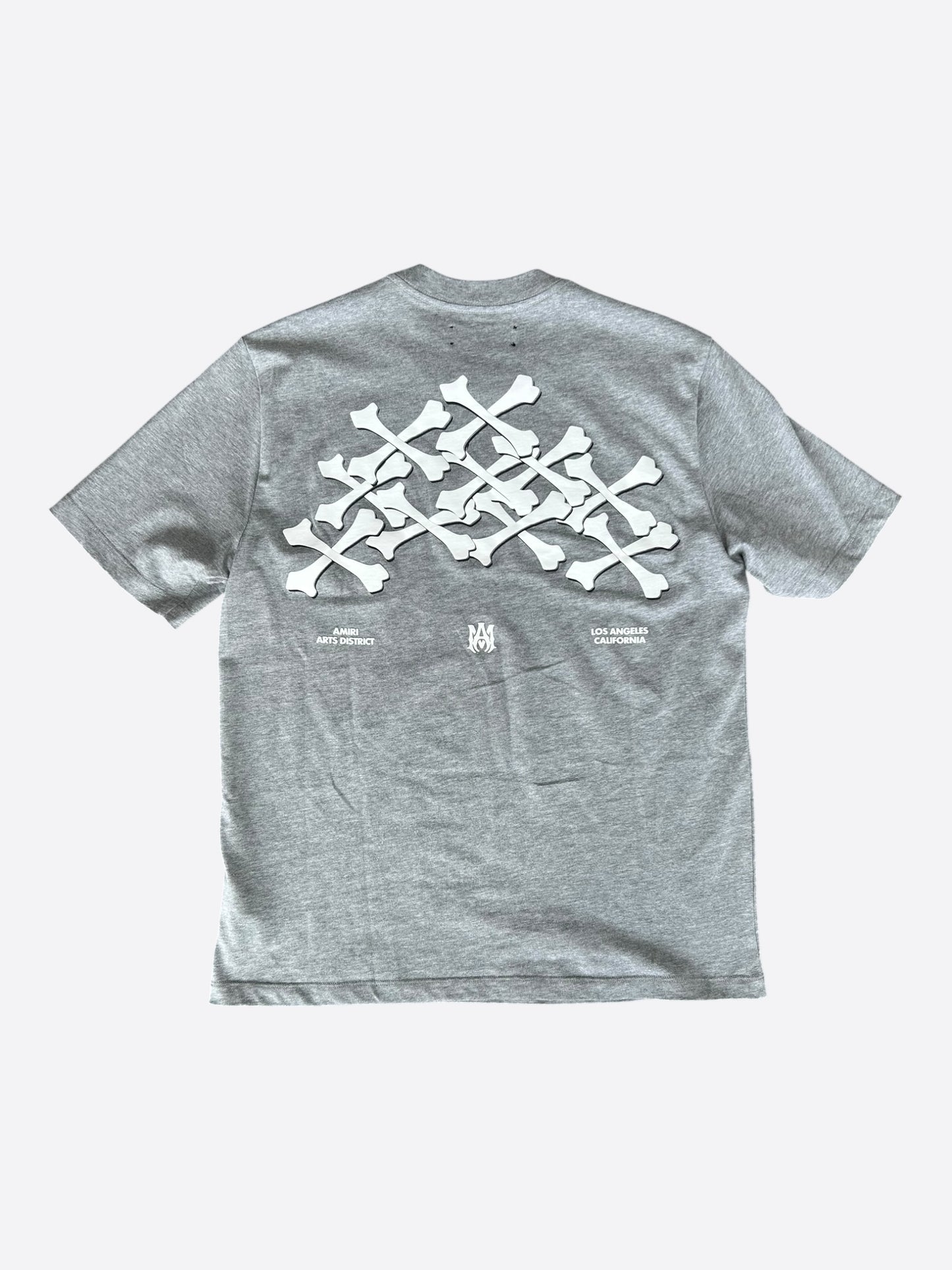 Amiri Grey & White Bones T-Shirt