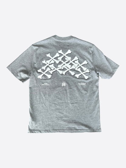 Amiri Grey & White Bones T-Shirt