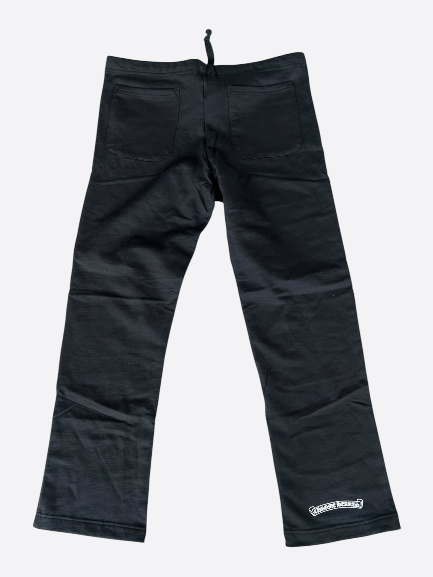 Chrome Hearts Black & White Dagger Logo Women's Sweatpants