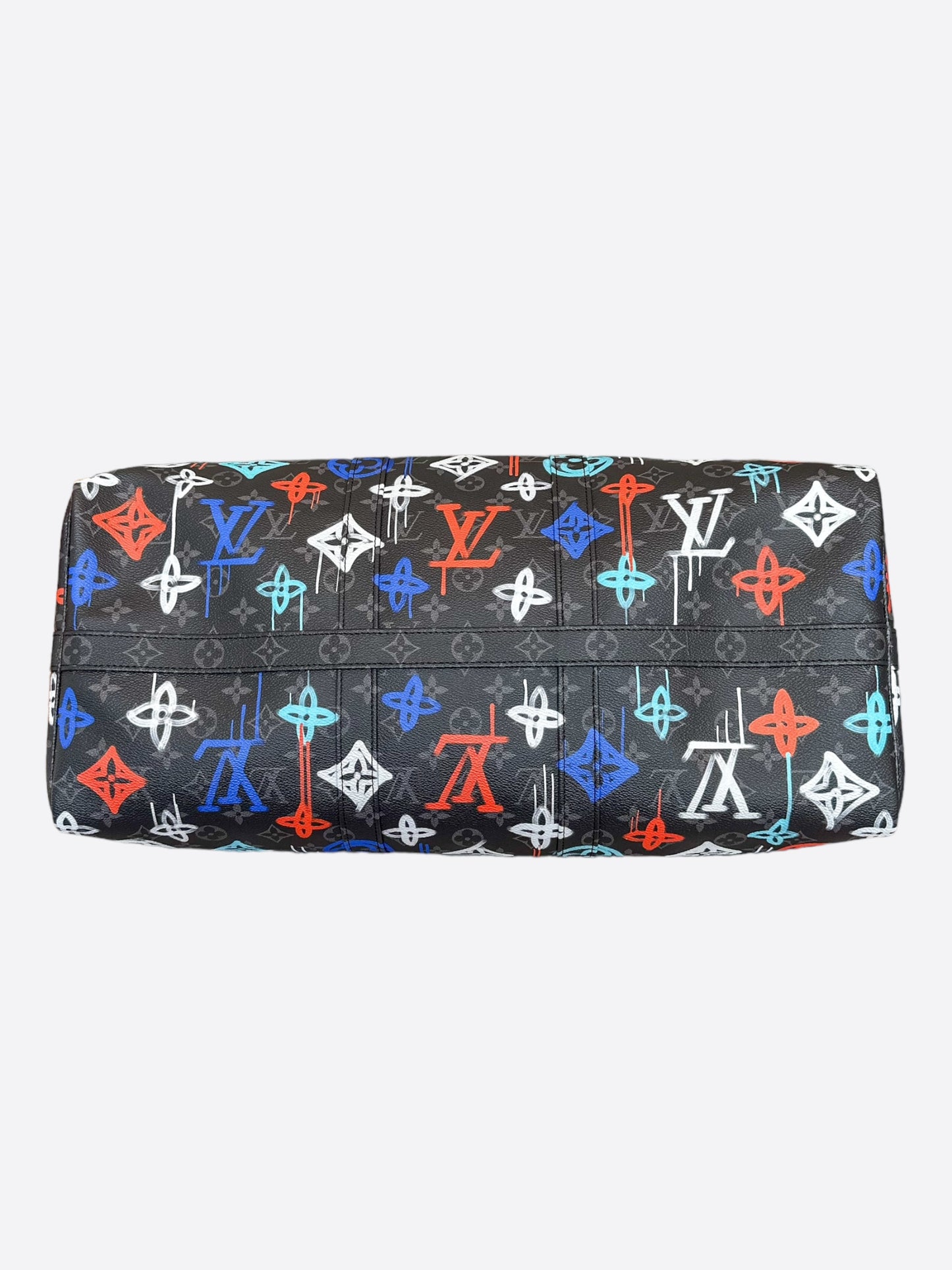 Louis Vuitton Multicolor Graffiti Monogram Eclipse Keepall 50