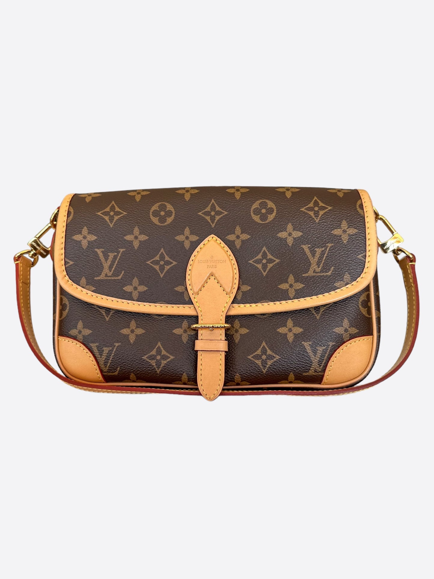 Louis Vuitton Brown Monogram Diane Shoulder Bag