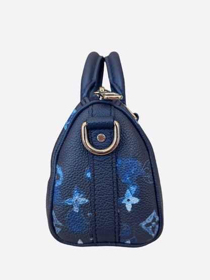 Louis Vuitton Navy Watercolor Monogram Keepall XS