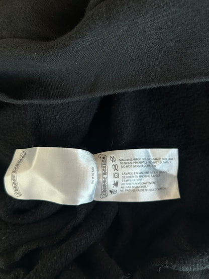 Chrome Hearts Black & Yellow Cross Logo Hoodie