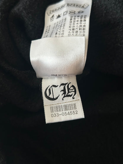 Chrome Hearts Black & Yellow Cross Logo Hoodie
