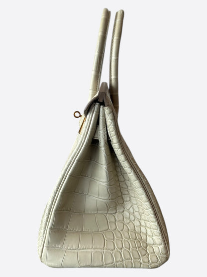 Hermes Beton Crocodile Birkin 30