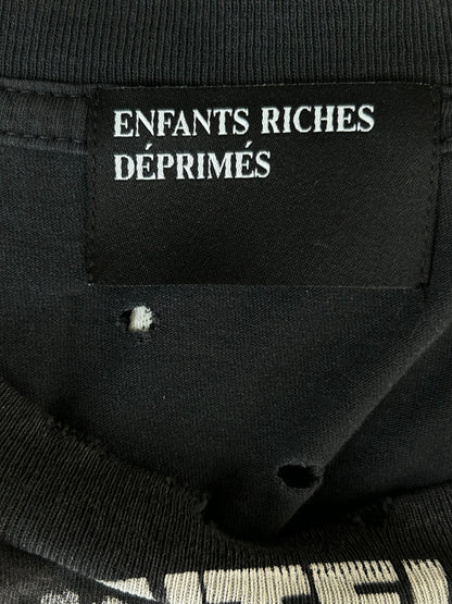 Enfants Riches Deprimes Faded Black & White Anti-Intellectual Graphic T-Shirt