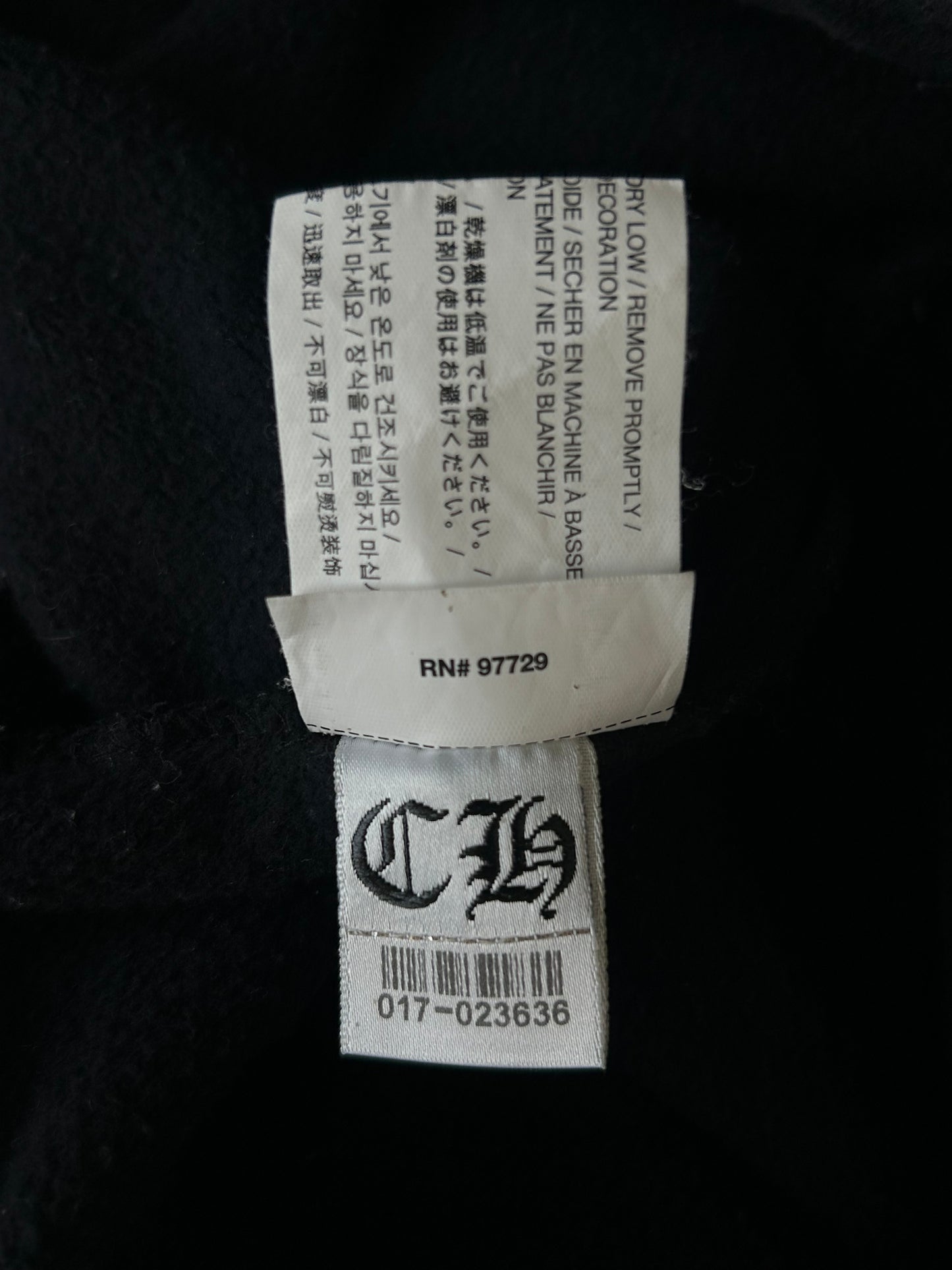 Chrome Hearts Navy & Yellow Logo Kids Sweatpants