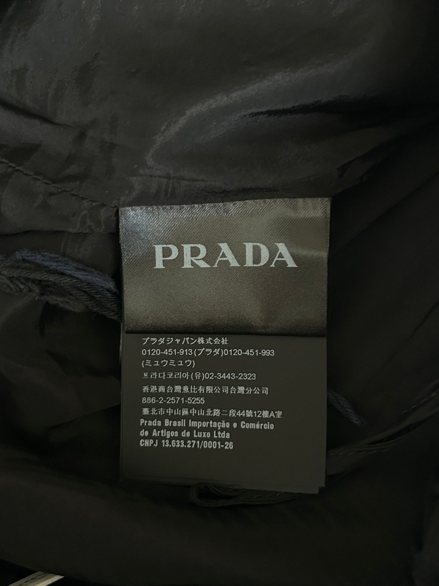 Prada Black Logo Shorts
