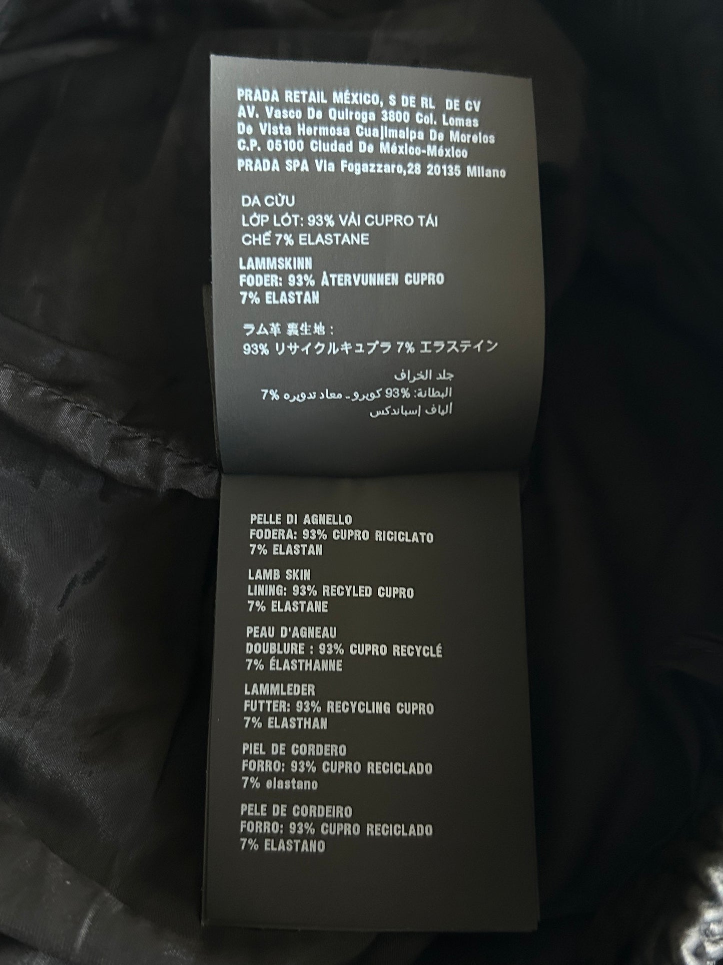 Prada Black Logo Shorts