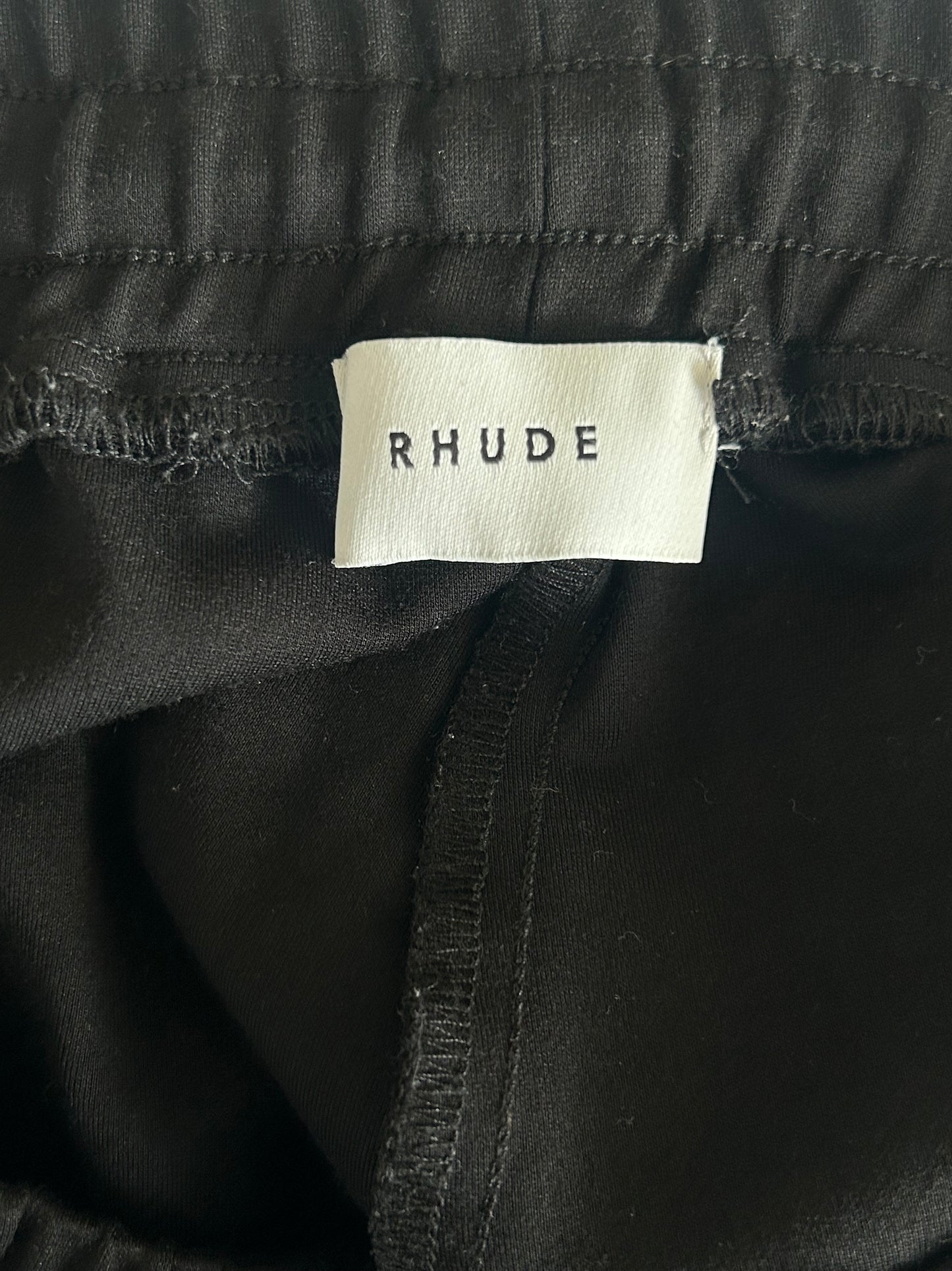Rhude Black & White Track Pants