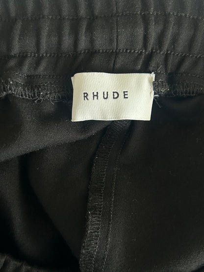 Rhude Black & White Track Pants