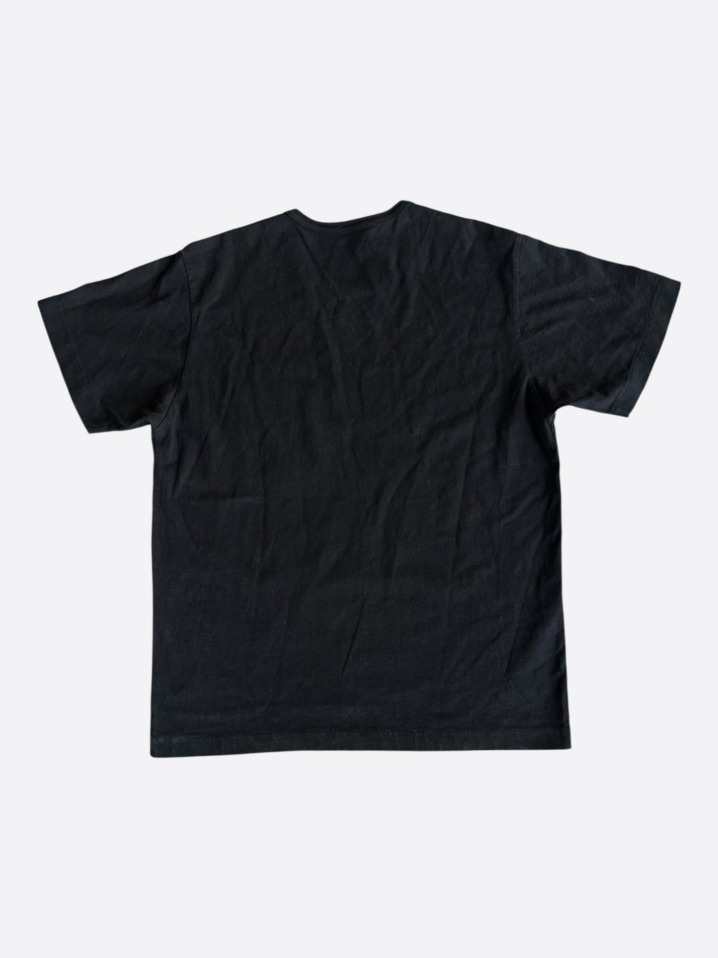 Chrome Hearts Black & White Embroidered Eyechart Logo T-Shirt