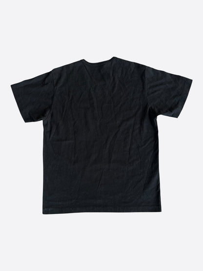 Chrome Hearts Black & White Embroidered Eyechart Logo T-Shirt