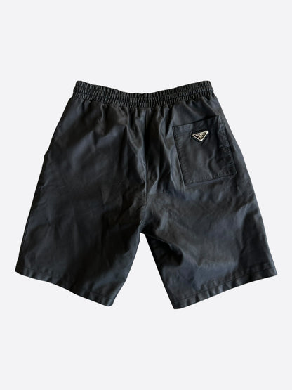 Prada Black Logo Shorts