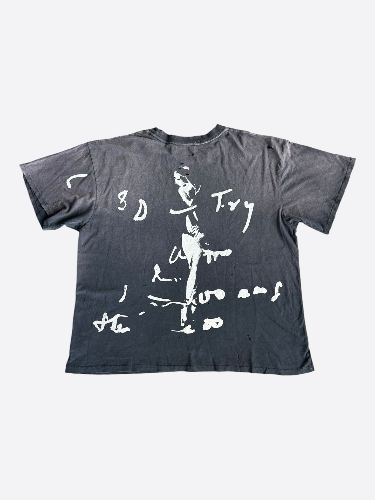 Enfants Riches Deprimes Faded Black & White Anti-Intellectual Graphic T-Shirt