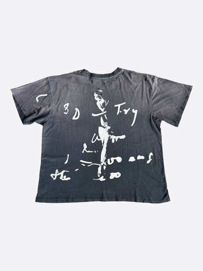 Enfants Riches Deprimes Faded Black & White Anti-Intellectual Graphic T-Shirt