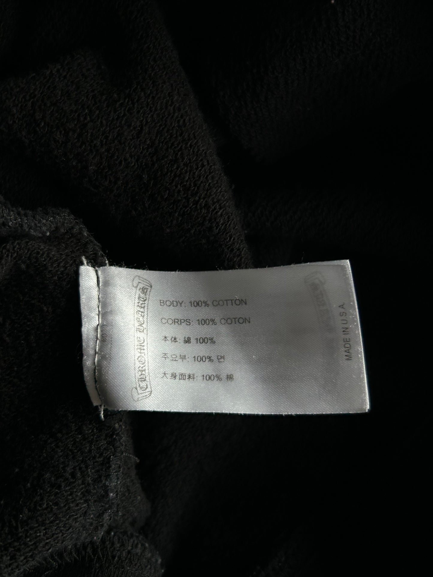 Chrome Hearts Matty Boy Black Stay Fast Hoodie