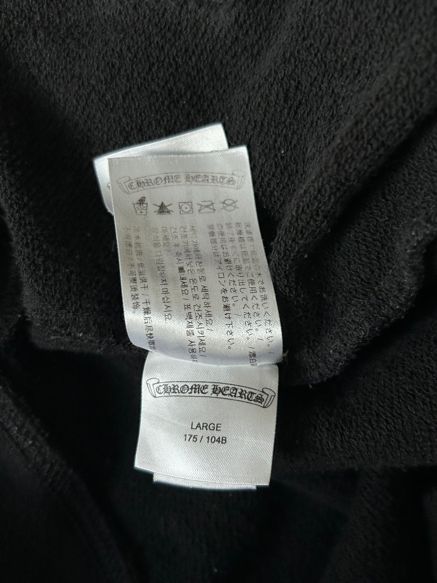 Chrome Hearts Matty Boy Black Stay Fast Hoodie