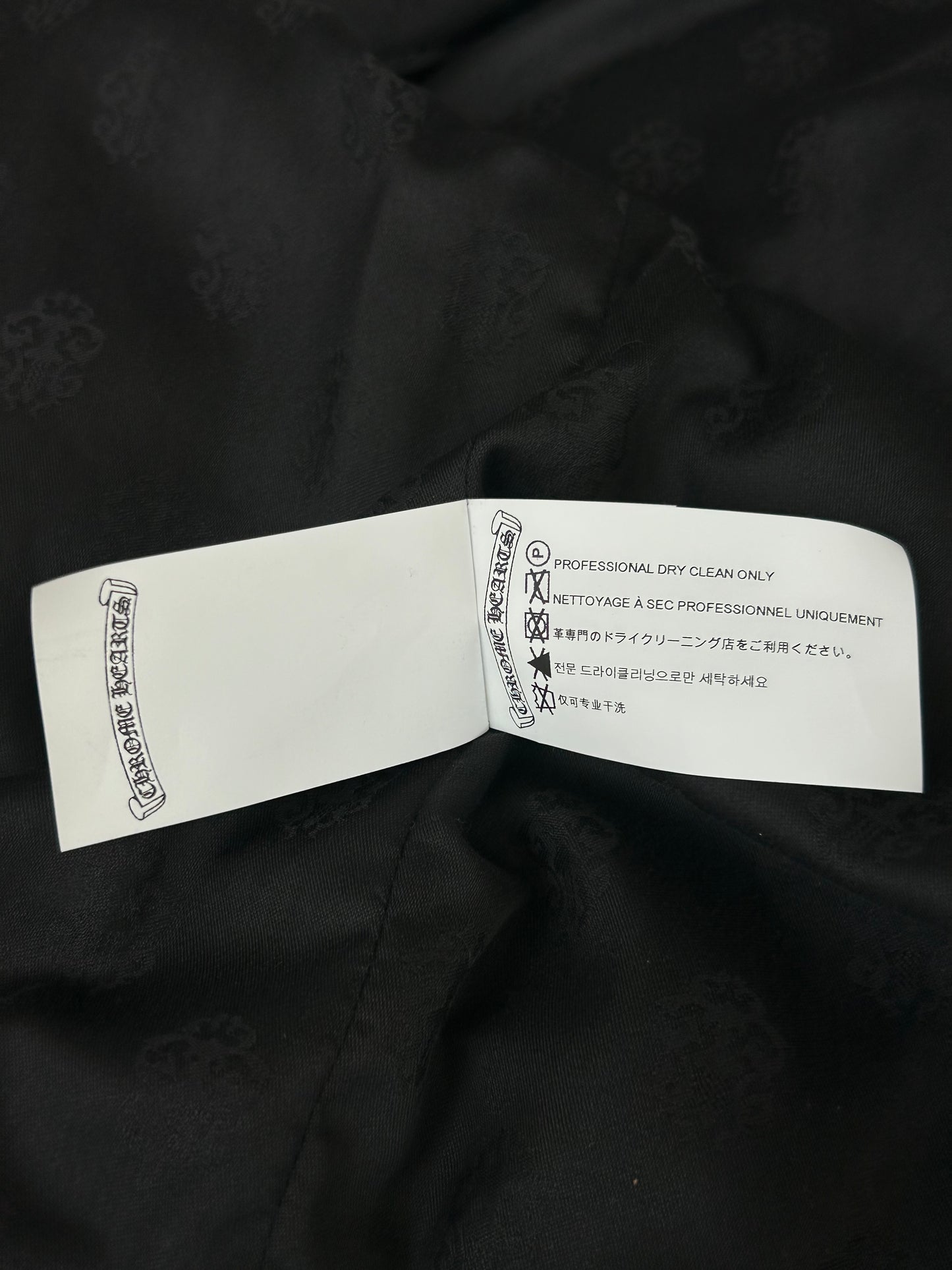 Chrome Hearts Blue & White Pinstripe Workwear Jacket