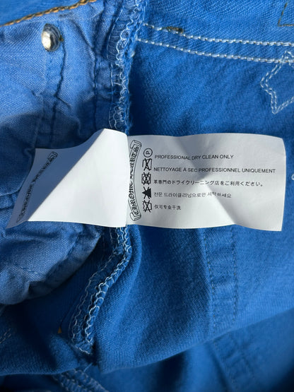 Chrome Hearts Levis Blue Dyed Cross Patch Jeans