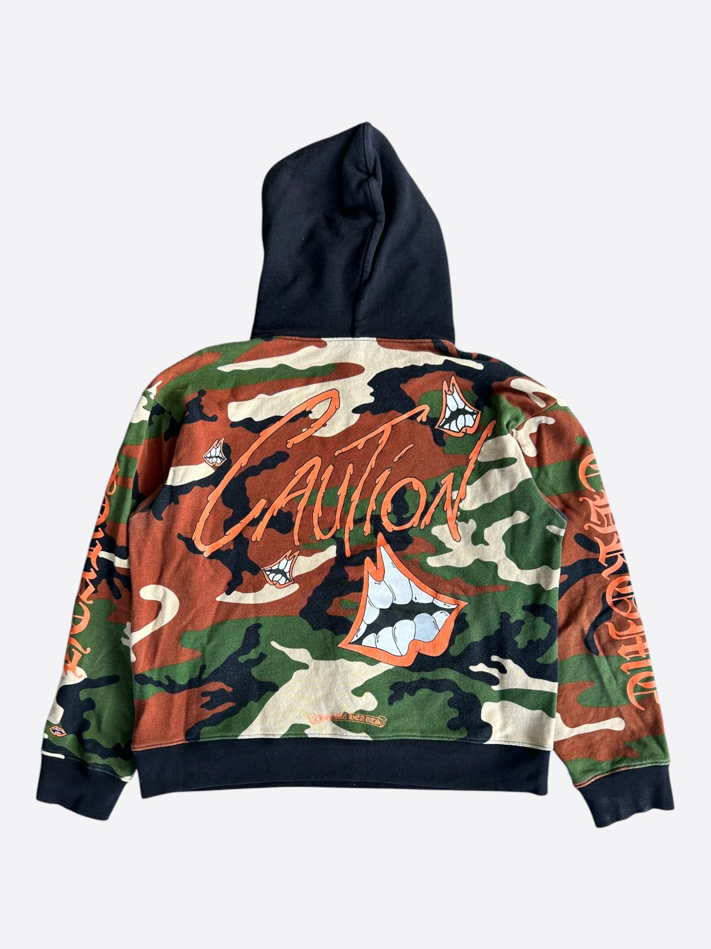Chrome Hearts Matty Boy Camouflage Caution Hoodie