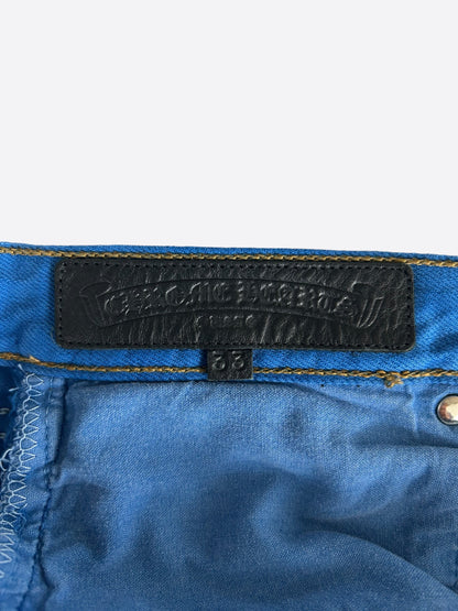 Chrome Hearts Levis Blue Dyed Cross Patch Jeans