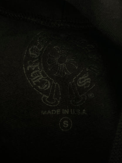 Chrome Hearts Black & Purple Friends & Family Glitter Floral Logo Hoodie