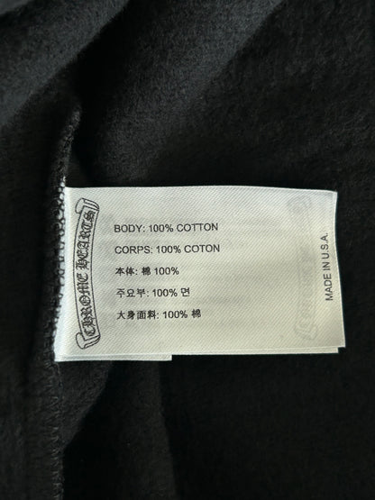 Chrome Hearts Black & Purple Friends & Family Glitter Floral Logo Hoodie