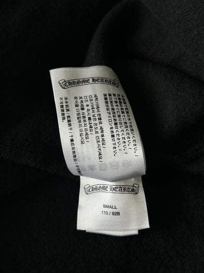 Chrome Hearts Black & Purple Friends & Family Glitter Floral Logo Hoodie