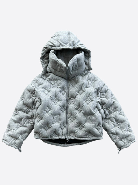Louis Vuitton Grey Monogram Boyhood Puffer Jacket