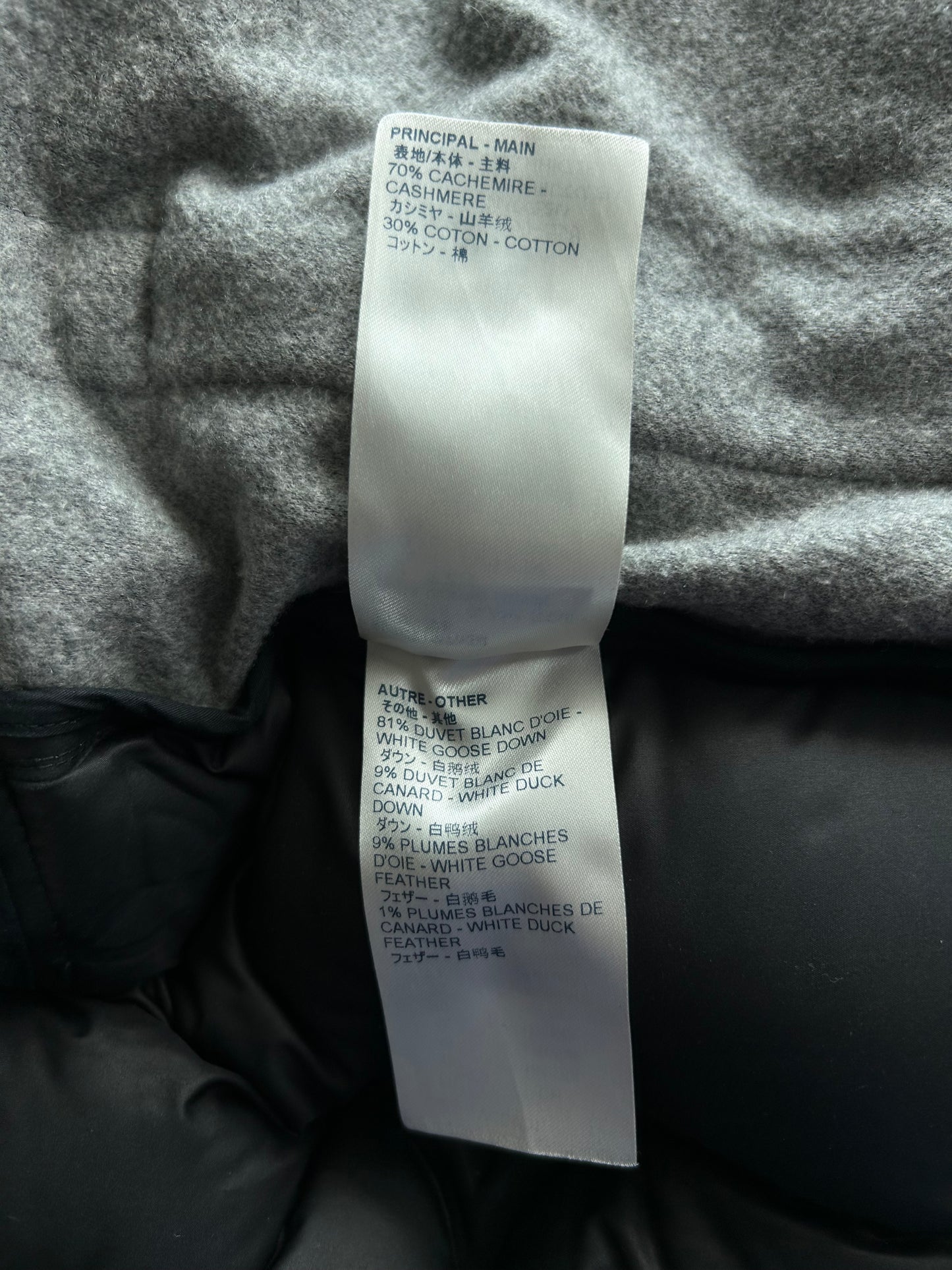 Louis Vuitton Grey Monogram Boyhood Puffer Jacket