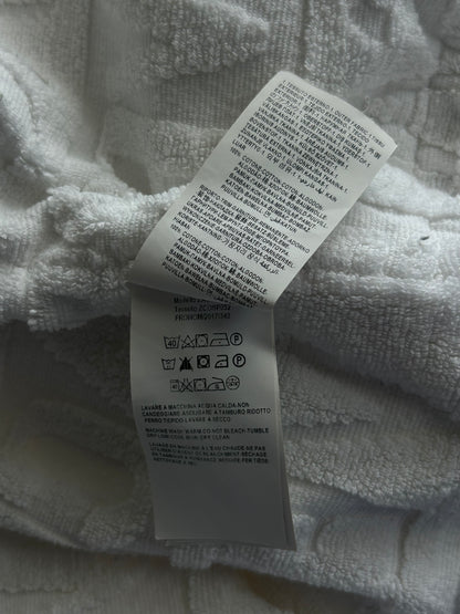 Versace White Baroque Men's Bathrobe