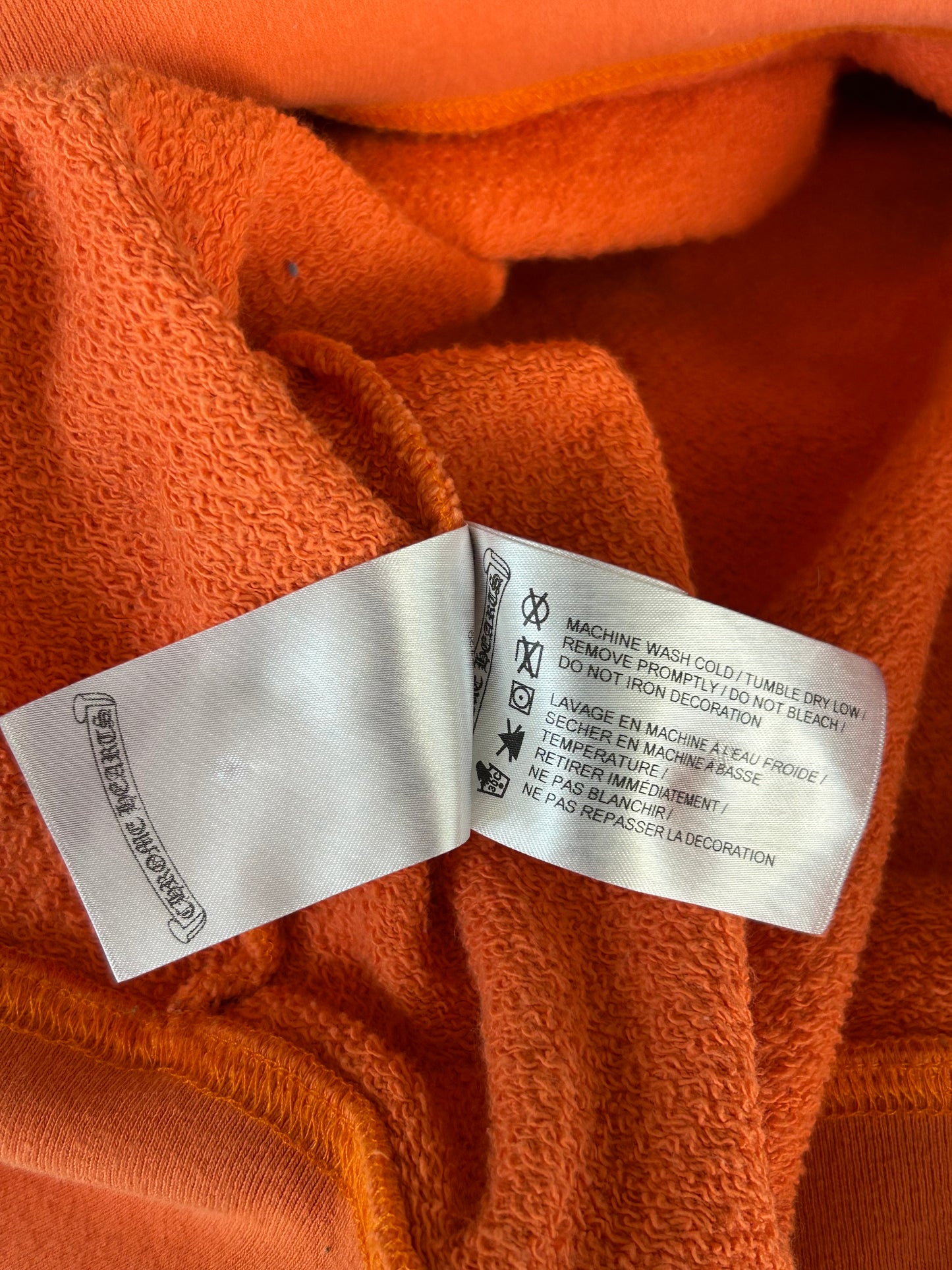 Chrome Hearts Orange & Black Dagger Logo Sweater