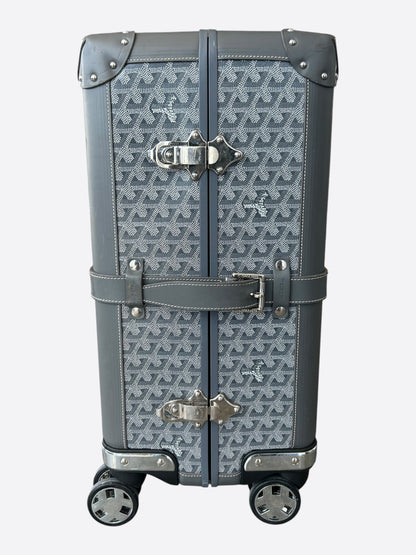 Goyard Grey Bourget PM Trolley Case