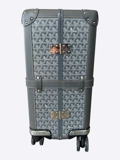 Goyard Grey Bourget PM Trolley Case