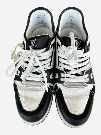 Louis Vuitton Black & White Prism Trainers