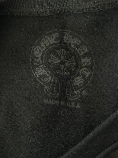 Chrome Hearts Black & White Horseshoe Logo Sweater