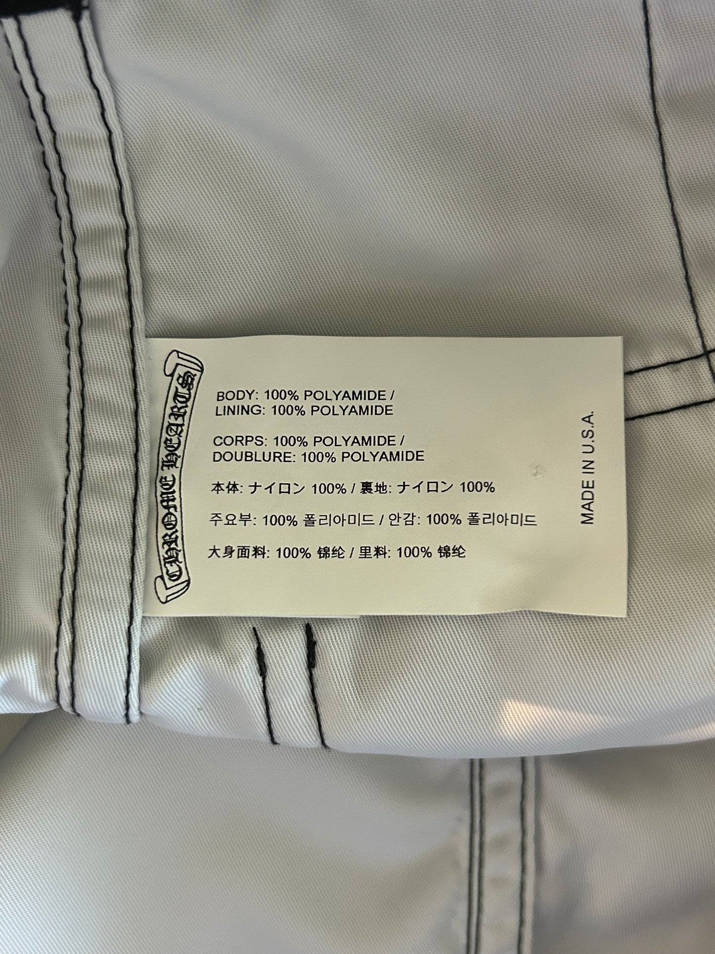 Chrome Hearts Black & Yellow Cross Patch Swimshorts