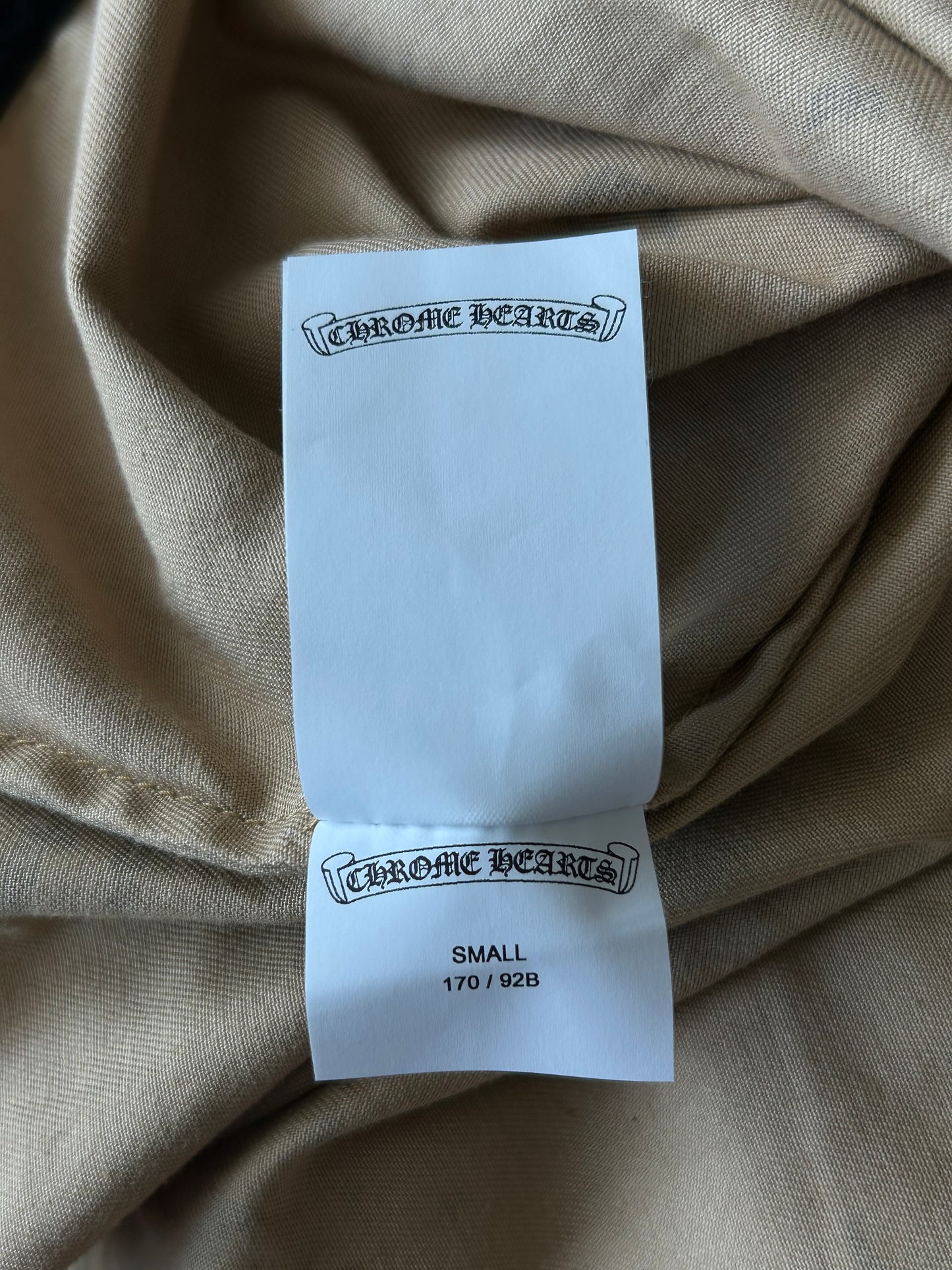 Chrome Hearts Sex Records Desert Camo Short Sleeve Button Up Shirt
