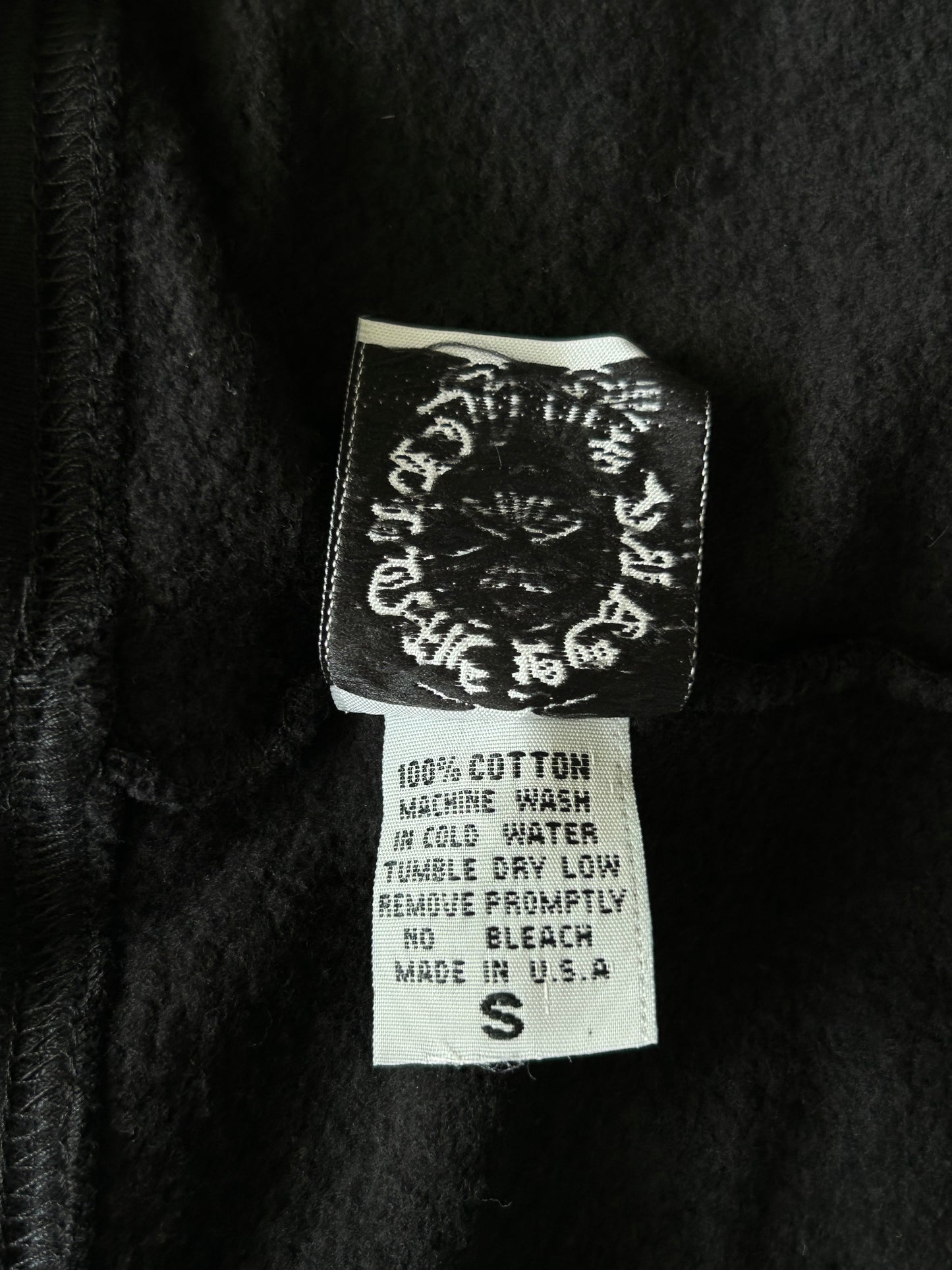 Chrome Hearts Black & White T-Bar Logo Women's Sweatpants