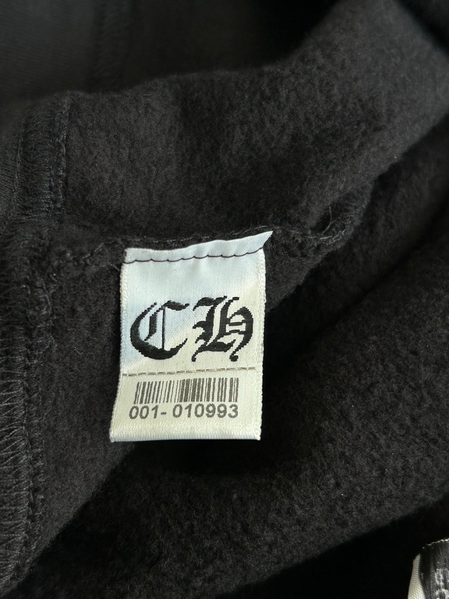 Chrome Hearts Black & White T-Bar Logo Women's Sweatpants