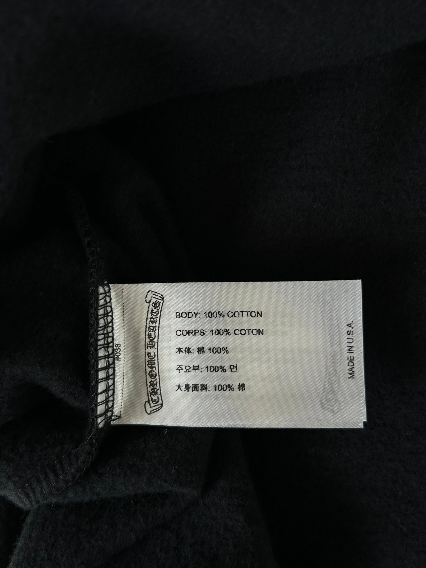 Chrome Hearts Black Miami Exclusive Cross Logo Hoodie