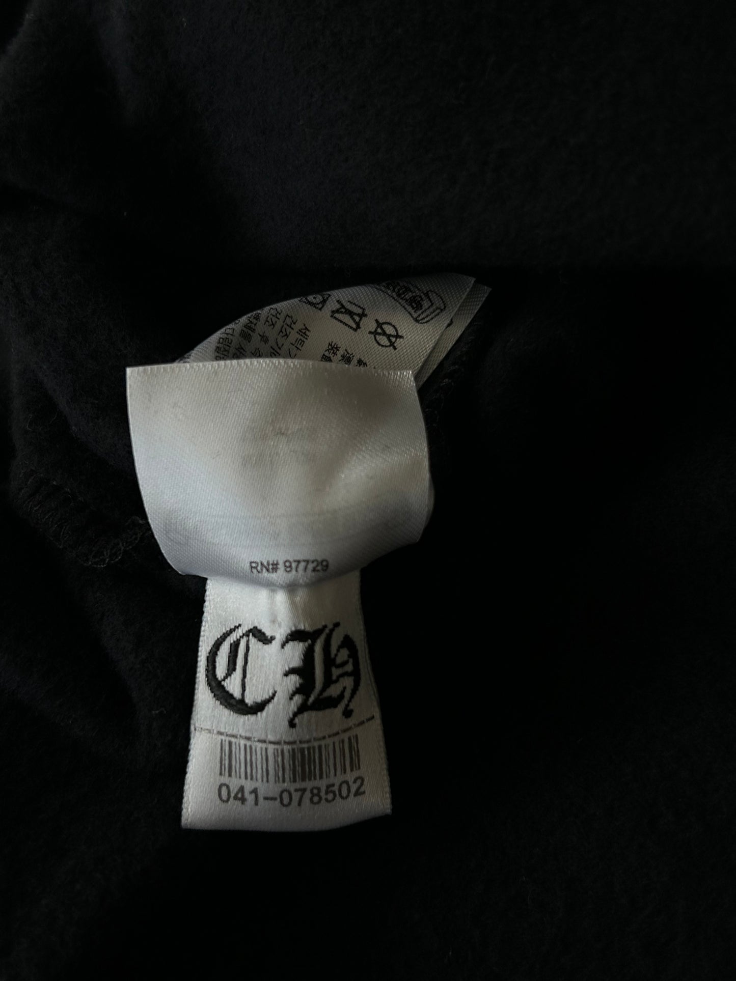 Chrome Hearts Black Miami Exclusive Cross Logo Hoodie