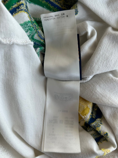 Louis Vuitton White Rue Du Pont Neuf Graphic Intarsia T-Shirt