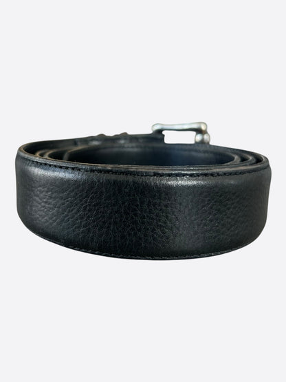 Chrome Hearts Black & Silver Roller Belt
